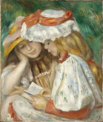 Deux jeunes filles lisant, 1890-1